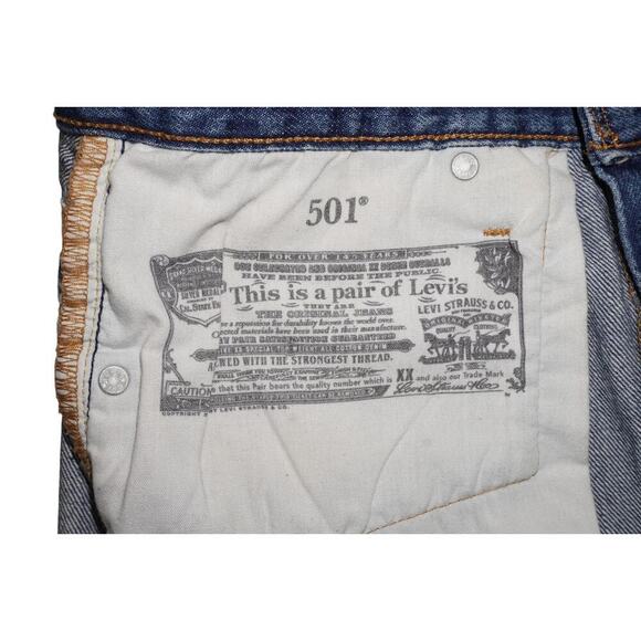 Levi’s 501 High Rise Distressed Denim Shorts – W29 - Picture 3 of 8